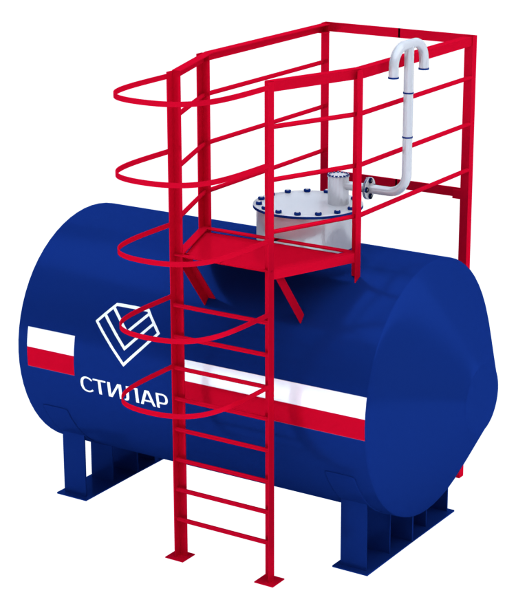 Горизонтальный резервуар РГСН для пожарного резервуара 20 м³ от завода-производителя