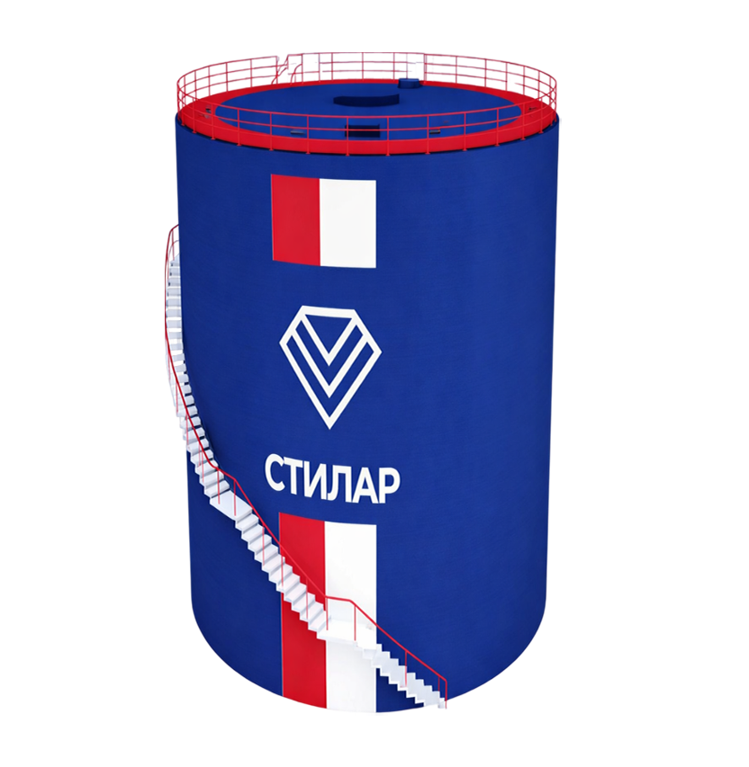 Цельносварной резервуар РВС для масла 20 м³ от завода-производителя